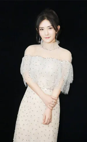 谢娜唯美连衣裙写真图片_3