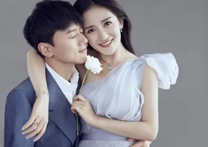 谢娜张杰结婚照写真图片_2