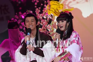 何炅谢娜变身郭靖黄蓉谢娜图片何炅图片