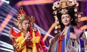 百变大咖秀第五季现场照谢娜变霸气武则天谢娜图片_2