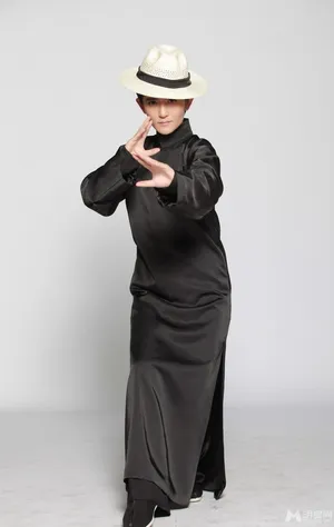 百变大咖秀掀功夫风谢娜扮演叶问英气足谢娜图片_17