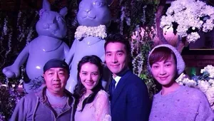 高圆圆赵又廷北京回门宴谢娜张杰盛装出席_1