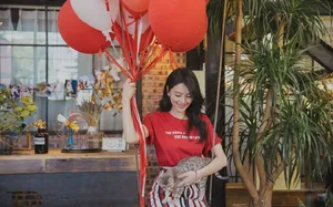 高圆圆可爱少女感私服写真图片_2