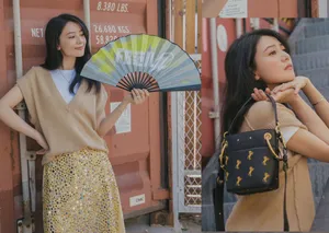 高圆圆韩火火时尚街拍写真图片