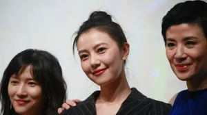 高圆圆可爱丸子头性感私服写真图片_2