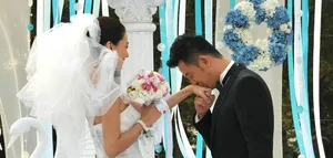 咱们结婚吧曝新照高圆圆黄海波当众激吻_3