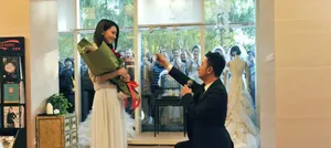 咱们结婚吧曝新照高圆圆黄海波当众激吻_7