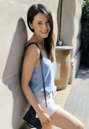 高圆圆曝畅游欧洲美照笑容甜美清新可人_7