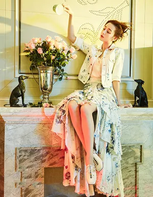 迪丽热巴性感时尚写真图片_6