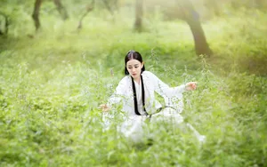 迪丽热巴《烈火如歌》唯美福利写真图片