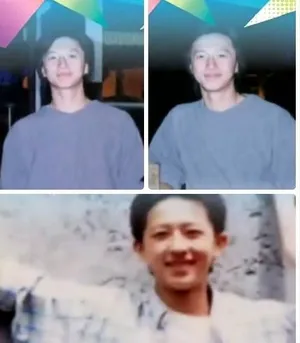 韩庚童年萌照曝光俊俏酷似女孩_2