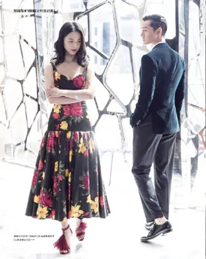 胡歌汤唯杂志封面唯美写真图片_2