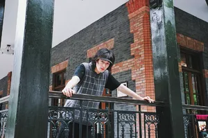 胡歌早年长发青涩写真图片_6