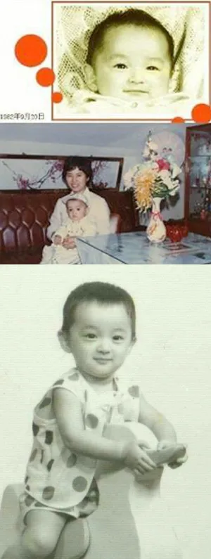 一路帅到大的胡歌胡歌少年照_1