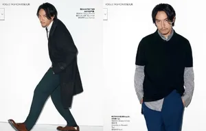 刘雯携手胡歌、张震共同演绎VogueChina12月刊时装大片_6