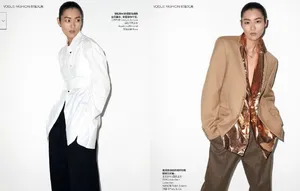 刘雯携手胡歌、张震共同演绎VogueChina12月刊时装大片_7