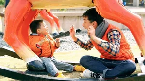 胡歌生活启示录亲子剧照潮爸萌娃帅气十足_6