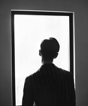 黄晓明黑白时尚大片帅气写真图片