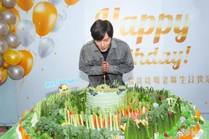黄晓明生日会摄影写真图片