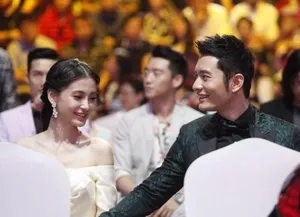 Angelababy黄晓明出席活动图片