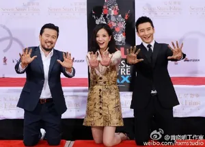 《横冲直撞好莱坞》黄晓明赵薇留印好莱坞图片_6