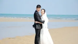 董璇高云翔海边婚纱剧照曝光相拥热吻浪漫唯美_3
