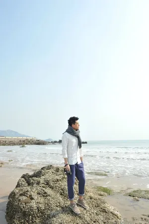 孙艺洲海边清凉写真图片_3