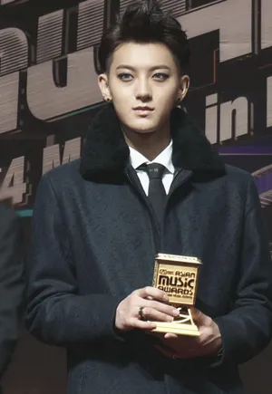 2014年12月MAMA颁奖典礼EXO现场大放异彩黄子韬图片_23