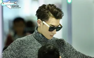 2014年12月EXO深圳飞往韩国机场时尚写真黄子韬图片写真_4
