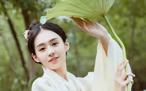 郑合惠子唯美古装写真图片_3