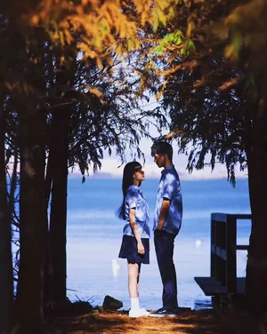 欧阳娜娜陈飞宇《秘果》清纯气息写真_4