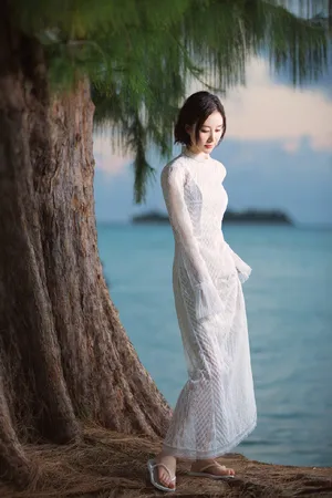 舒畅海边清凉性感写真图片_2