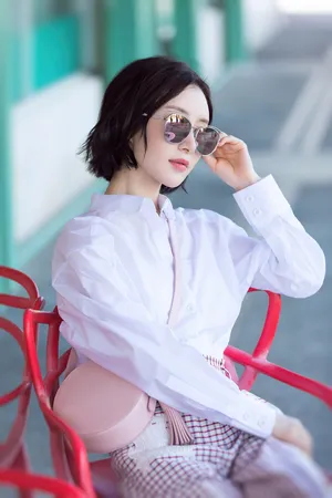 舒畅清爽休闲时尚街拍高清图片_4