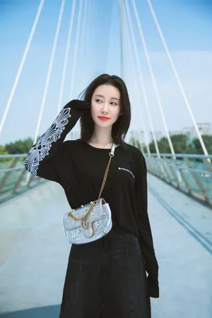 舒畅清爽美丽初秋街拍高清图片_2
