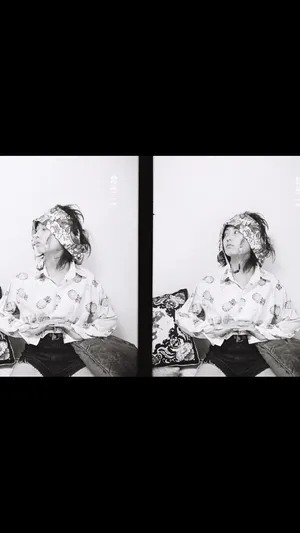 张子枫黑白俏皮风格写真图片_5