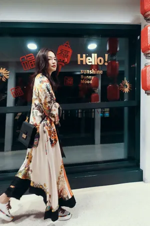 姚晨米兰时装周机场图片_2