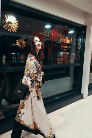 姚晨米兰时装周机场图片_5
