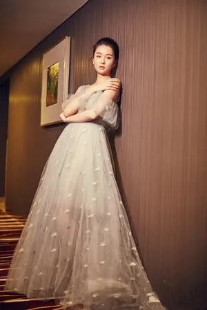 欢乐颂乔欣薄纱长裙仙气十足唯美图片_3