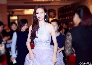 女星沈梦辰梦幻公主裙性感迷人摄影图片_3