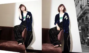 谭松韵青春少女风杂志封面写真图片_2