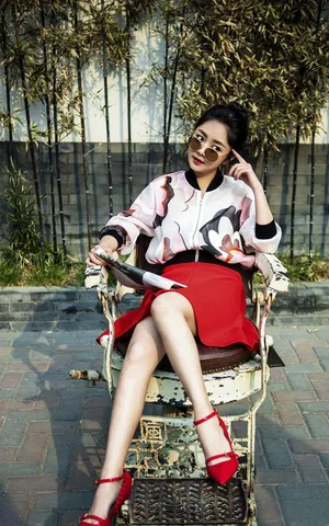 可爱美女谭松韵时尚写真图片_3