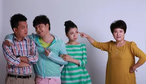 撒娇女王发杨乐乐何炅婚纱照演绎苦情小三撒娇_4
