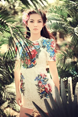 李湘热带雨林青春阳光写真图片_4