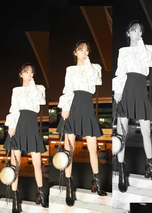 杨紫轻熟少女风街拍写真图片_1