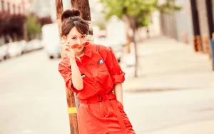 杨紫清纯活力写真图片_2