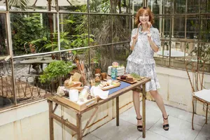 吴昕呆萌演绎森女系甜美写真图片