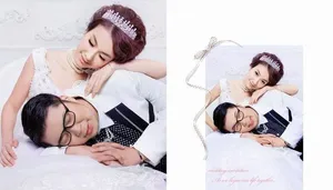 海涛吴昕甜蜜婚纱照图片曝光_7