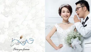 海涛吴昕甜蜜婚纱照图片曝光_16