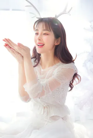 赵韩樱子梦幻唯美圣诞写真高清图片_2