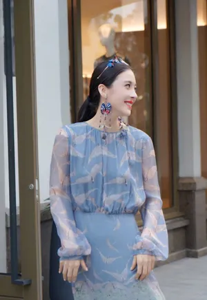 赵韩樱子美艳迷人街拍图片